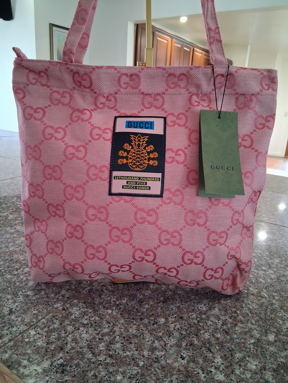 Gucci VIP/GWP Pink GG Logo Tote Bag.Brand NEW